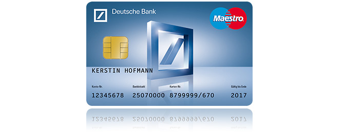 Kartennummer Maestro Deutsche Bank